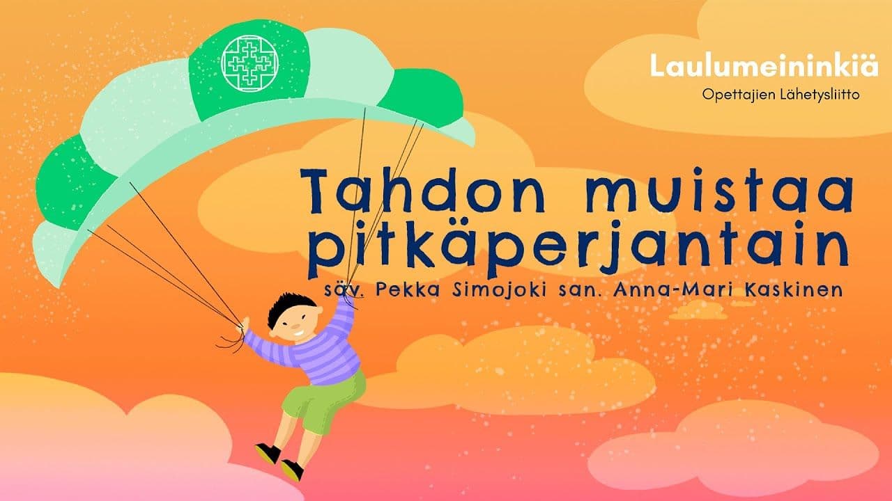 Osa 10 - TAHDON MUISTAA PITKÄPERJANTAIN (3–6lk)